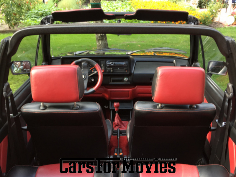 CarsForMovies | Volkswagen Golf 1 155 1995 Deutschland Schwarz Rot Nutzfahrzeug Cabrio DE - Brandenburg 7720 
